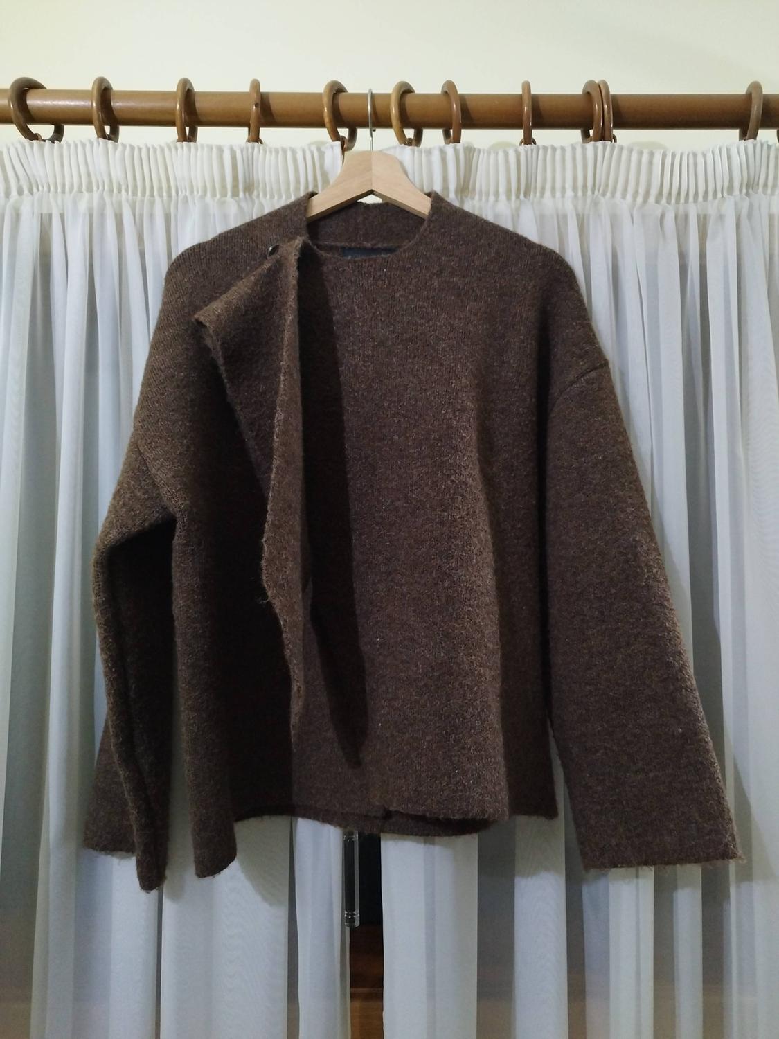 CARDIGAN WITH SCARF DETAIL - Image 6
