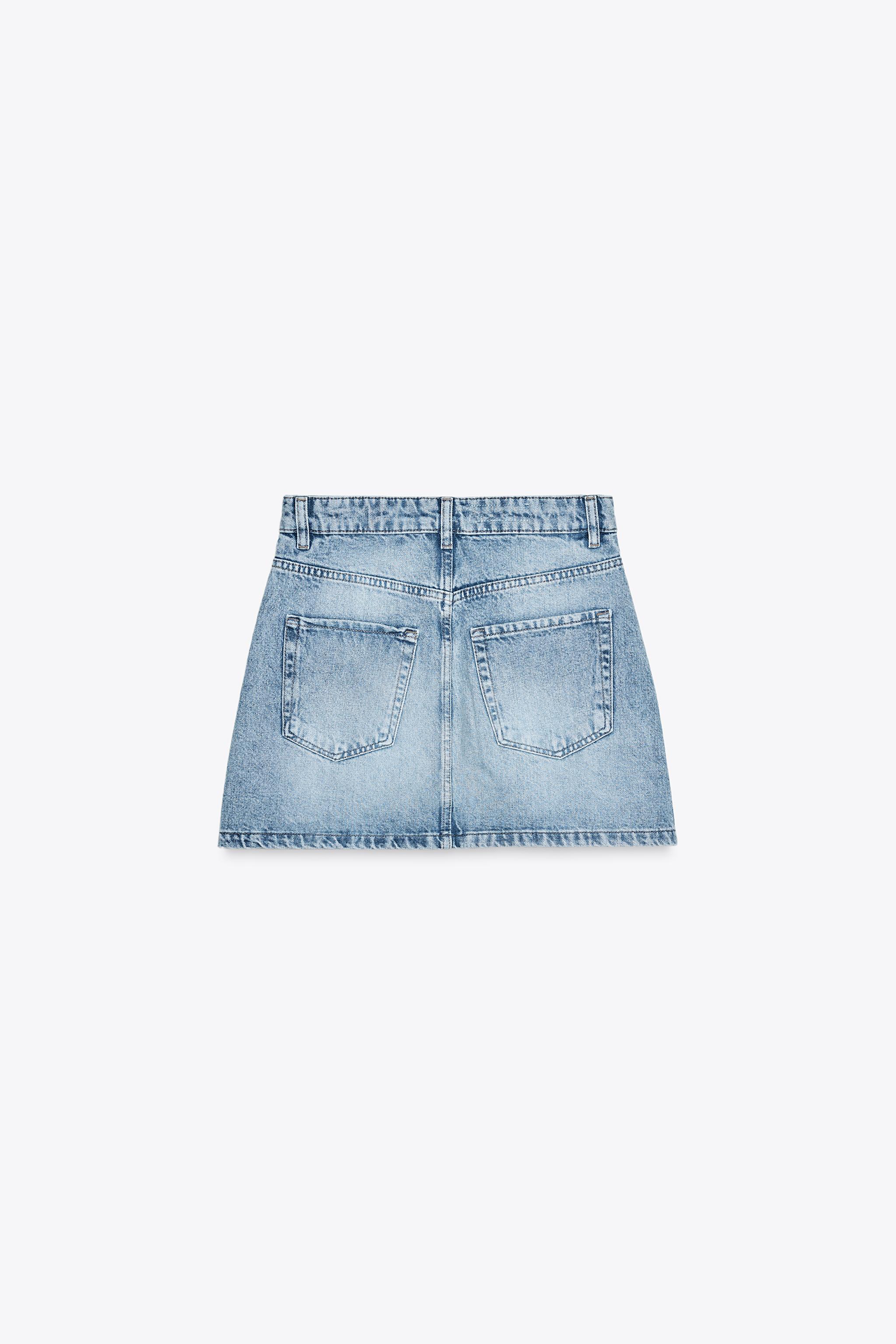 Z1975 デニムミニスカート - ミディアムブルー | ZARA Japan / 日本
