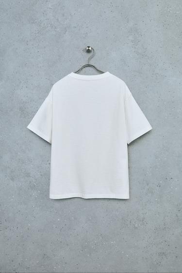 STORIESZ - PLAIN T-SHIRT - White by Zara - Image 1