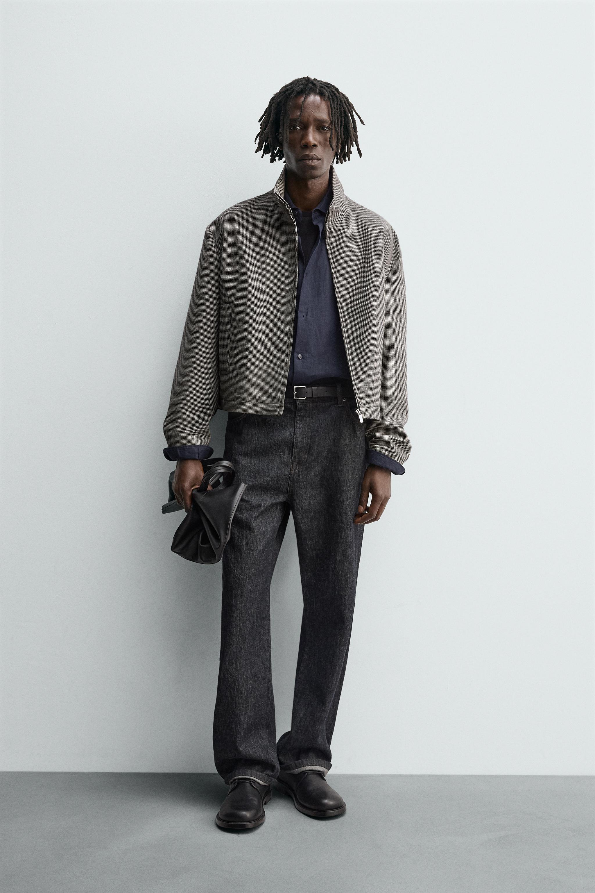 えり METALLIC THREAD CROP SWEATSHIRT - Gray marl | ZARA United States