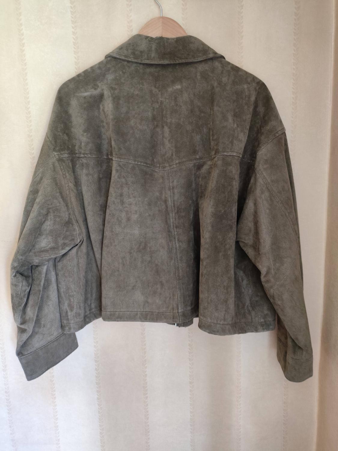 100% LEATHER BOMBER JACKET - Image 6