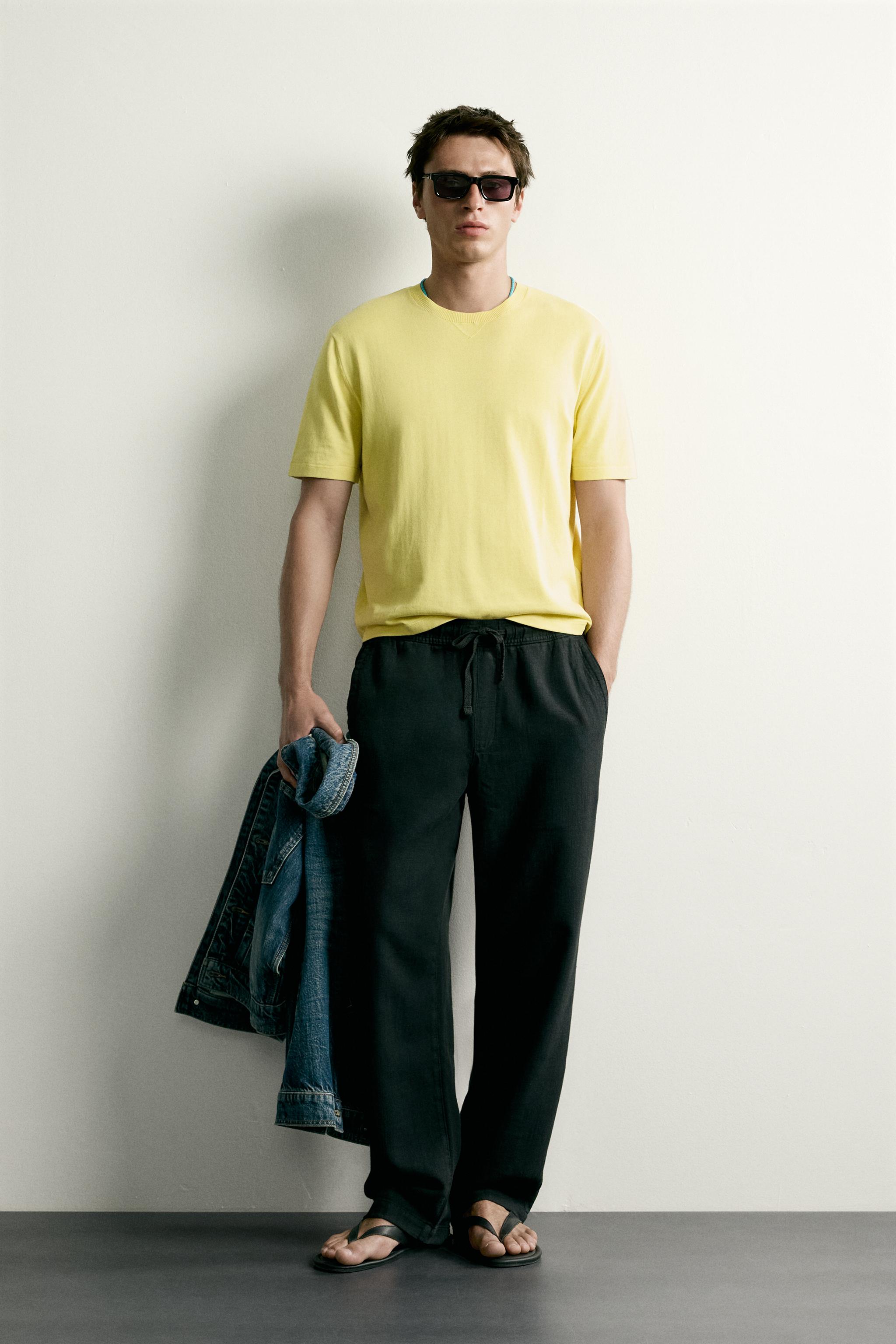 STRUCTURED RELAXED FIT PANTS