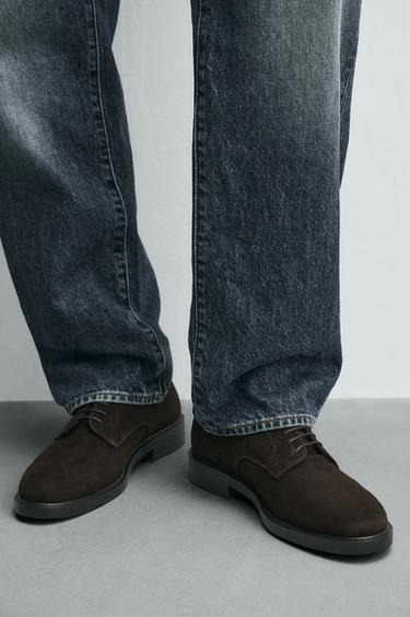CHAUSSURES EN CUIR - Marron de Zara - Image 2