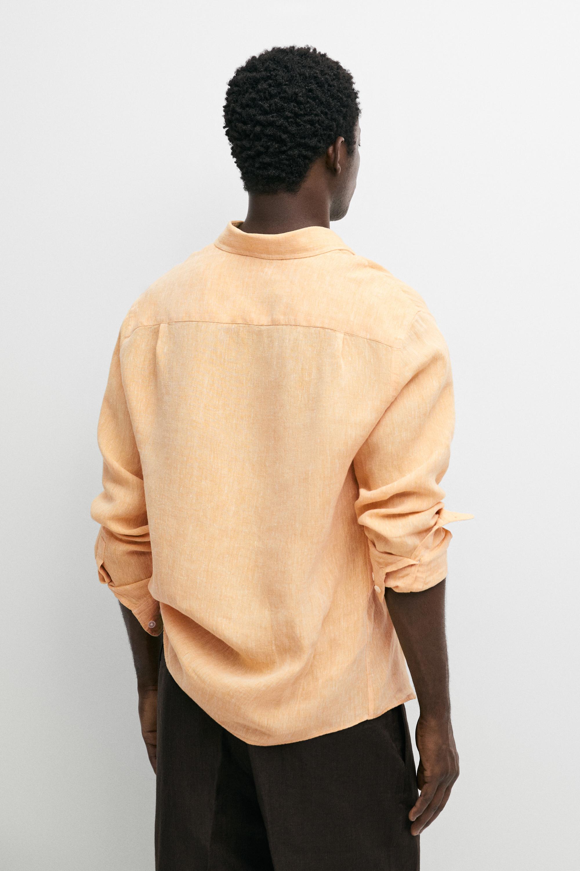 100% linen regular fit shirt