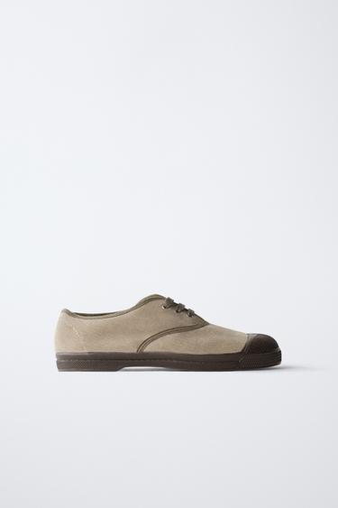 CORDUROY SNEAKERS BENSIMON ® X ZARA - Beige by Zara - Image 0