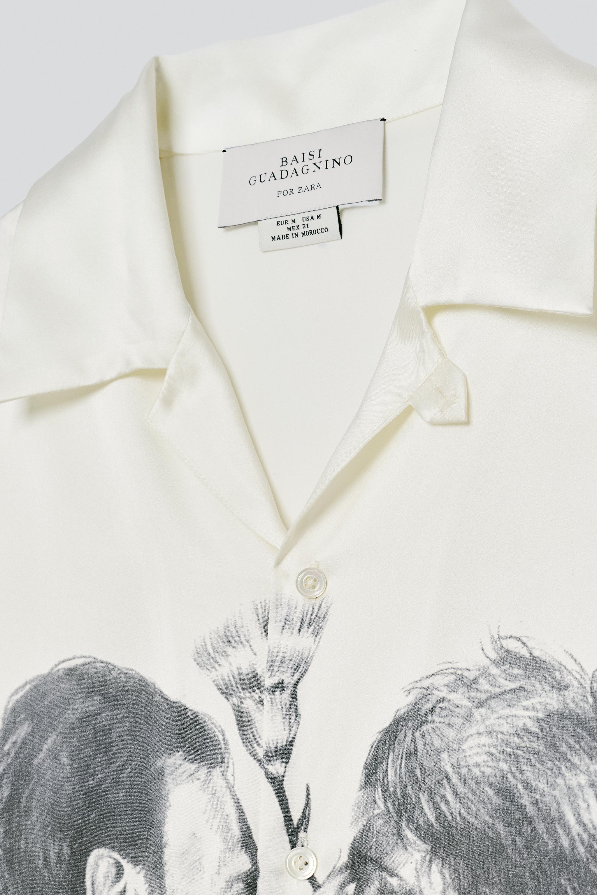 100% SILK KISS PRINT SHIRT - thumbnail 5