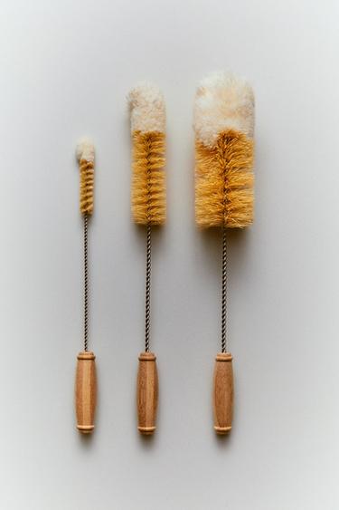 PACK BROSSES POUR BOUTEILLES - Beige clair de Zara - Image 5