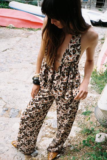 WIDE PRINTED TROUSERS - Multicoloured by Zara - Image 1