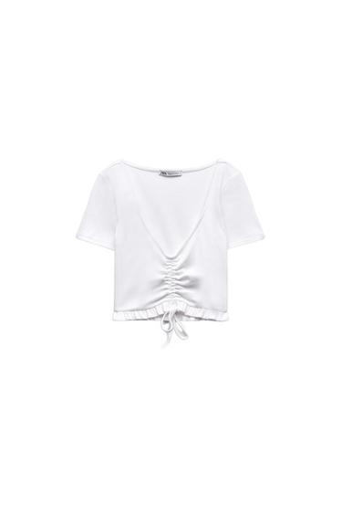 GATHERED TOP