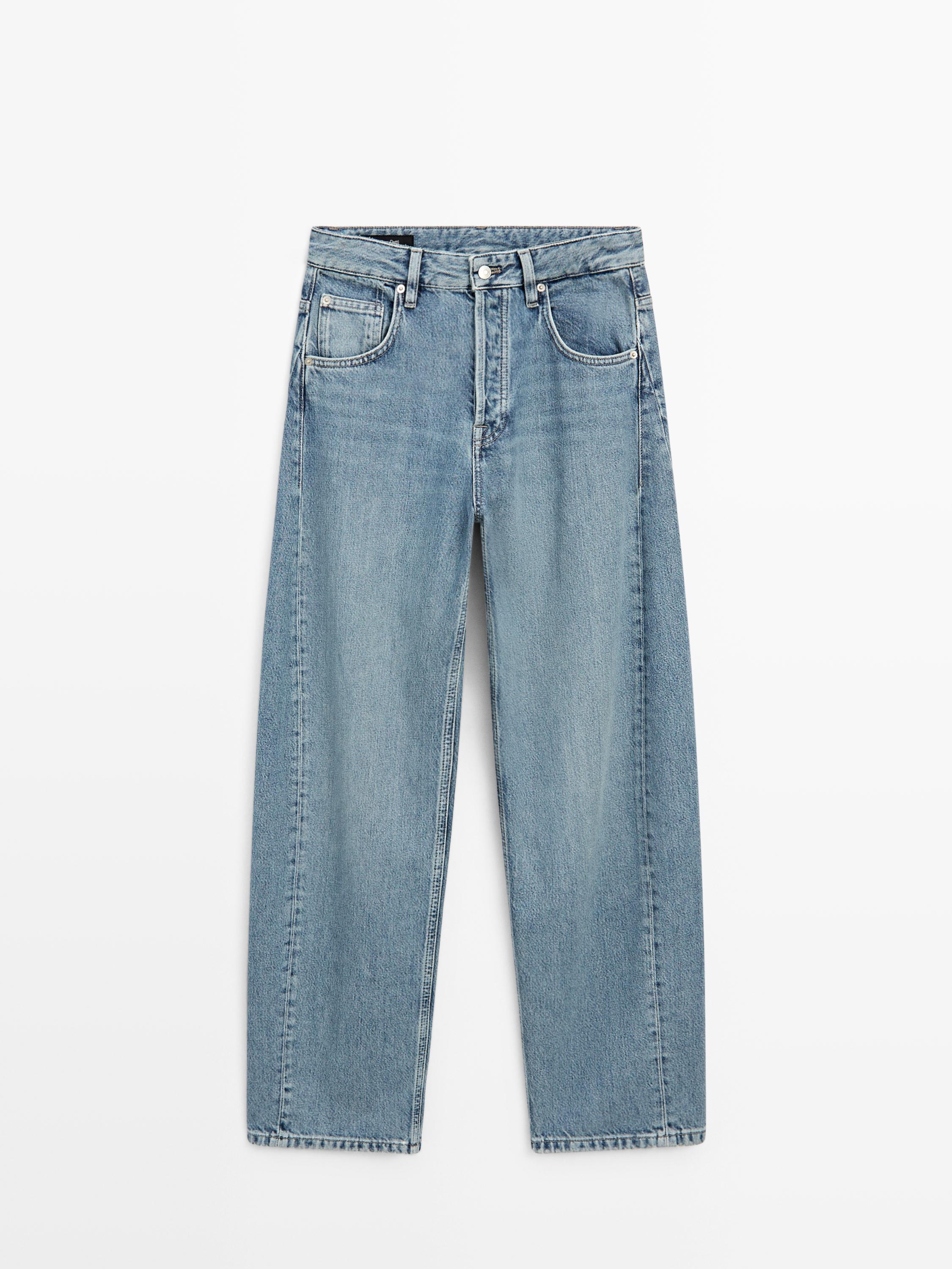 Jean balloon mid-rise