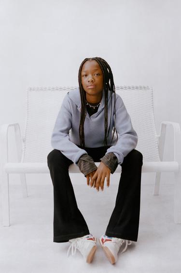 Zara FLARE LEGGINGS - Black