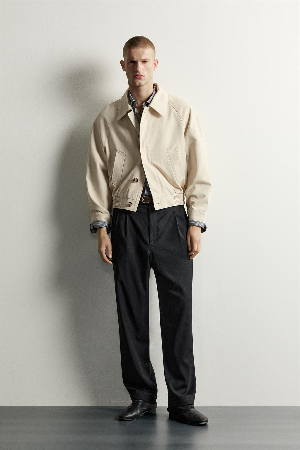 COTTON CROPPED FIT OVERSHIRT