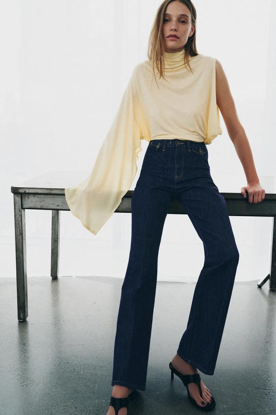 ZW COLLECTION HIGH-WAIST FLARE JEANS
