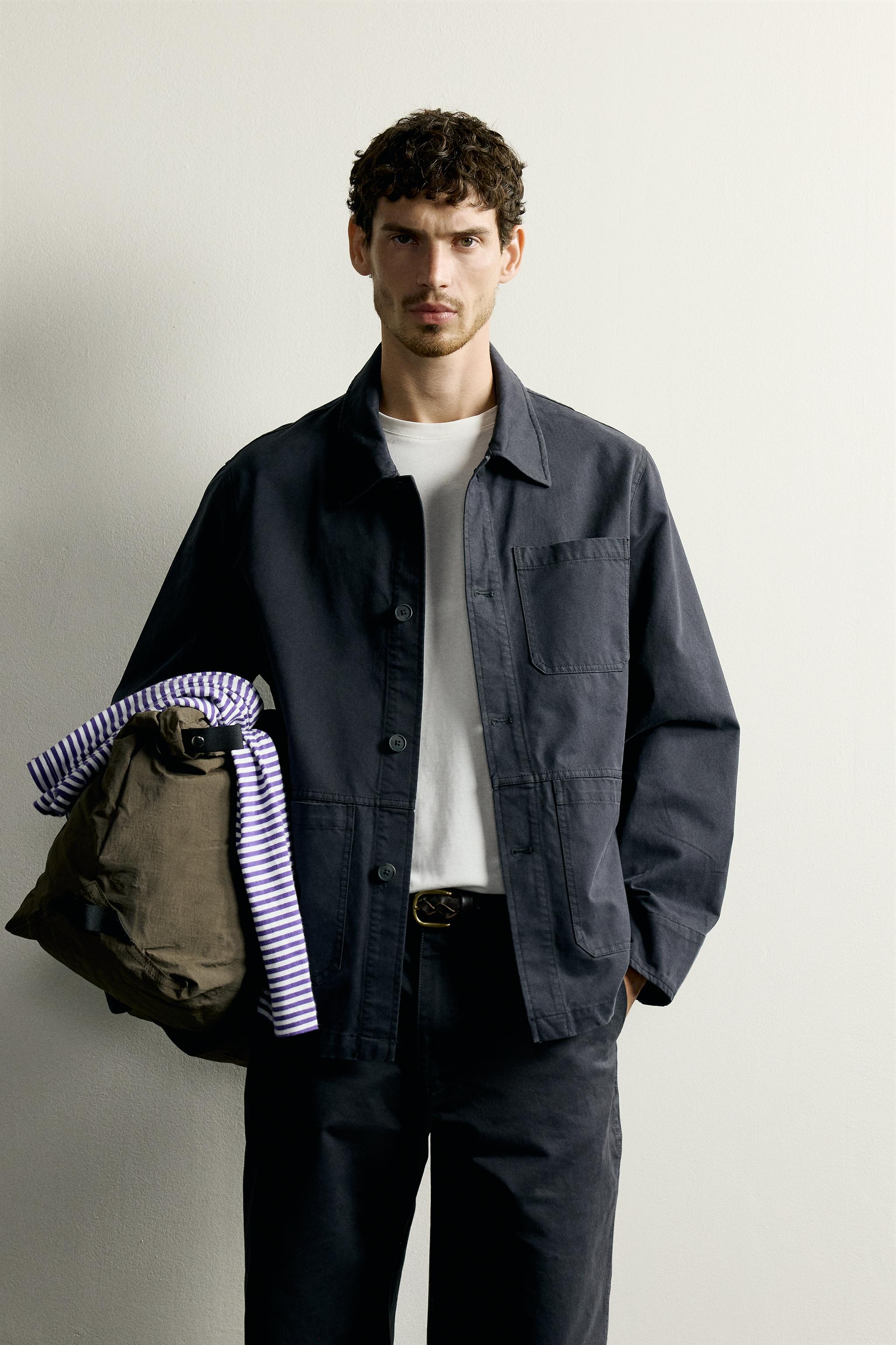REGULAR FIT POCKET OVERSHIRT