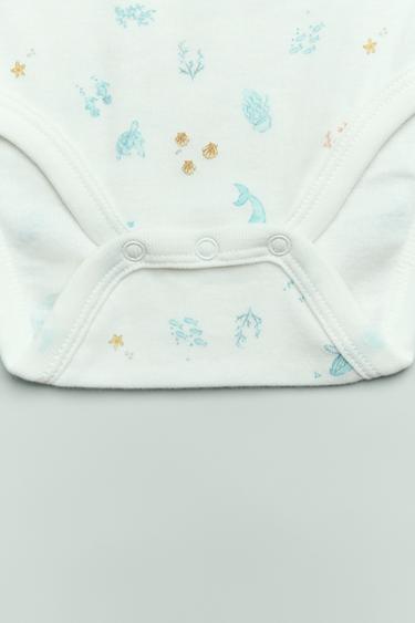 5-PACK OF SEA ANIMAL BODYSUITS - Aquamarine by Zara
