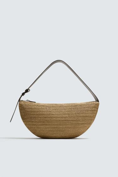 BRAIDED SHOULDER BAG - Ecru White by Zara