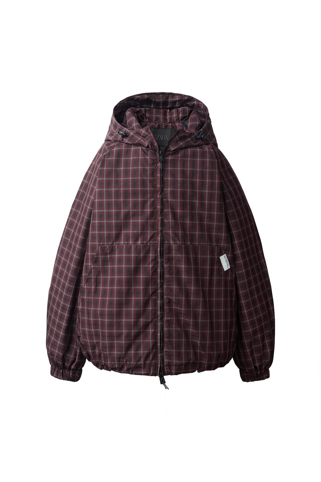 CHECK WATER-REPELLENT JACKET