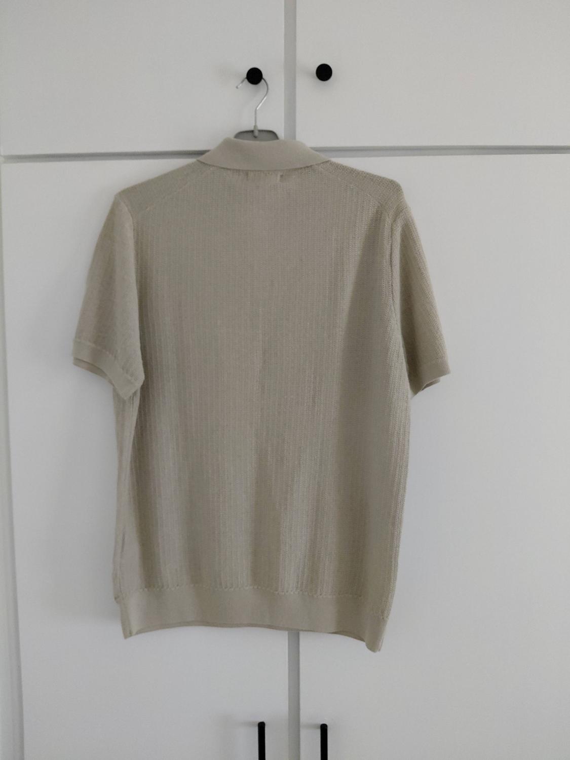 REGULAR FIT KNIT TEXTURED POLO SHIRT - Image 5