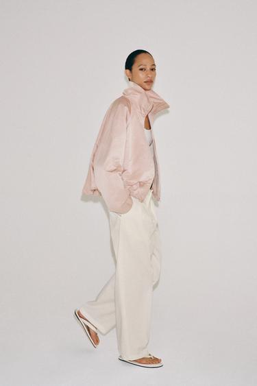 CHAQUETA BOMBER ZW COLLECTION - rosa claro de Zara