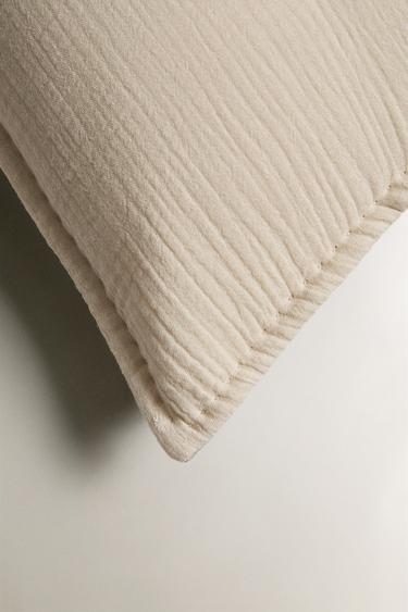 CHILDREN’S MUSLIN CUSHION COVER - Beige by Zara - Image 2