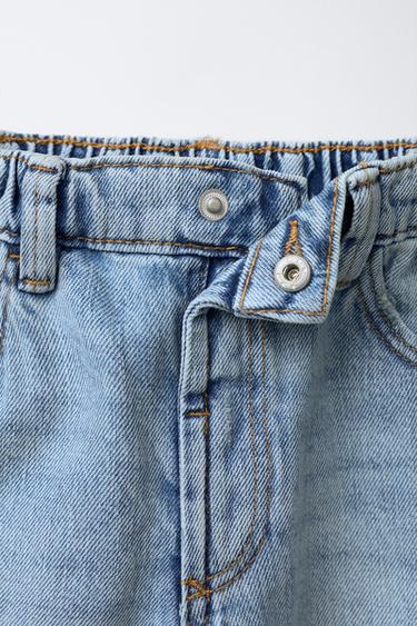 RIPPED LOW BAGGY JEANS - Blue by Zara - Image 2