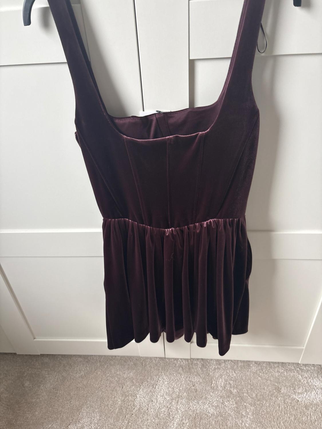 VELVET CORSET DRESS - Image 2