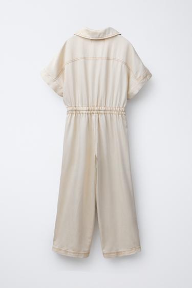 COMBINAISON LONGUE FLUIDE - Beige de Zara - Image 1
