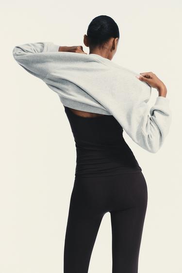 TOWELLING ARM WARMERS - Grey marl by Zara - Image 4