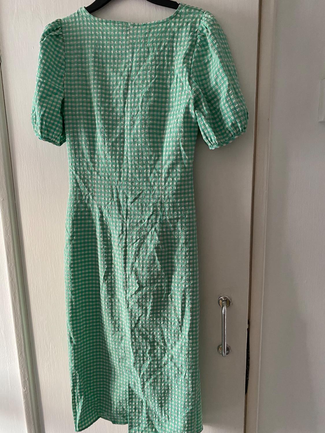 GINGHAM CHECK CUT-OUT DRESS - Image 3