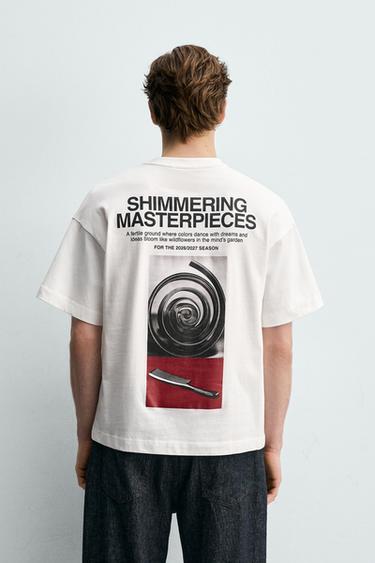 MAJICA S POTISKOM FOTOGRAFIJE - Bela od Zare