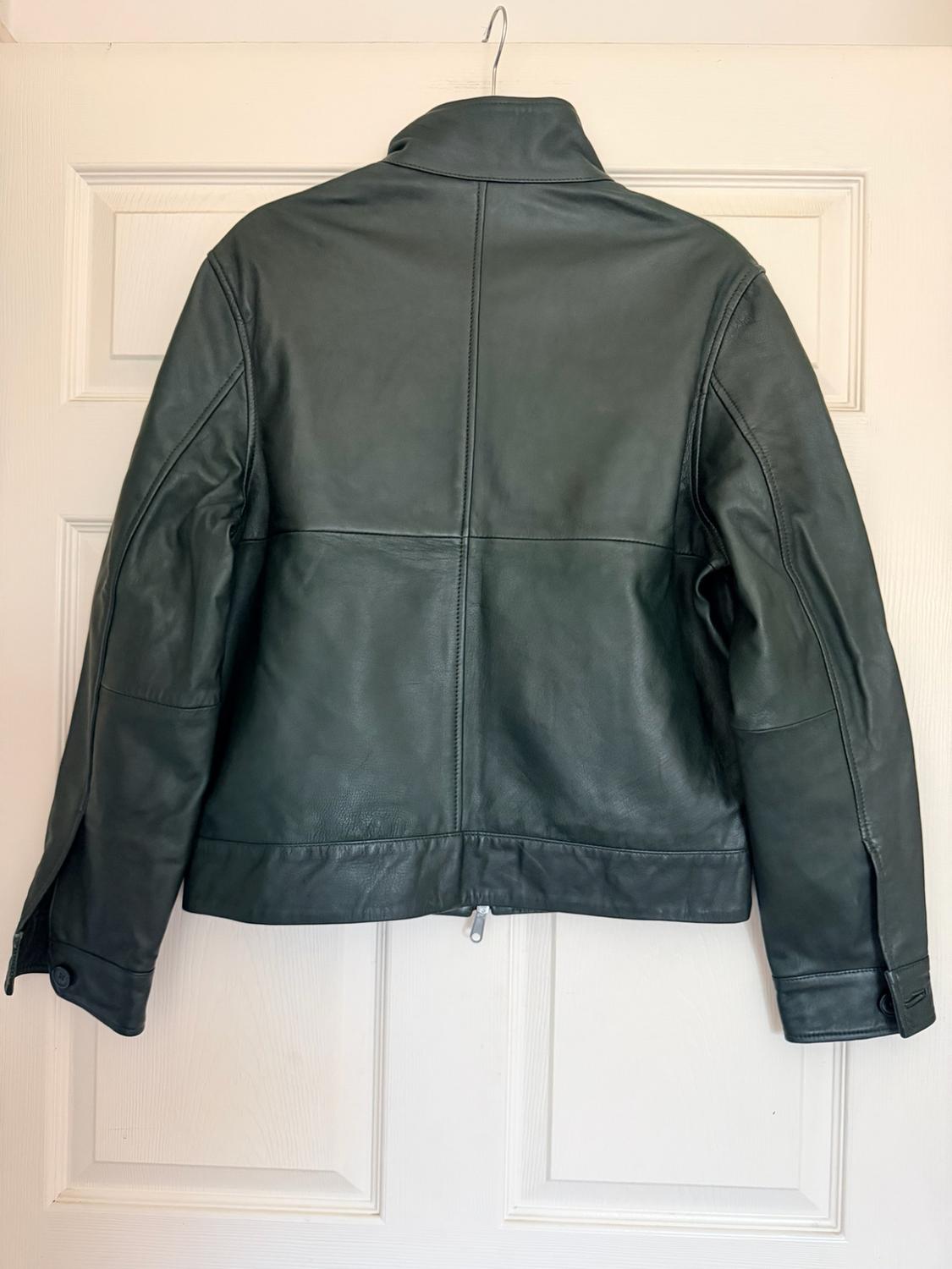 RELAXED FIT LEATHER JACKET - Image 5