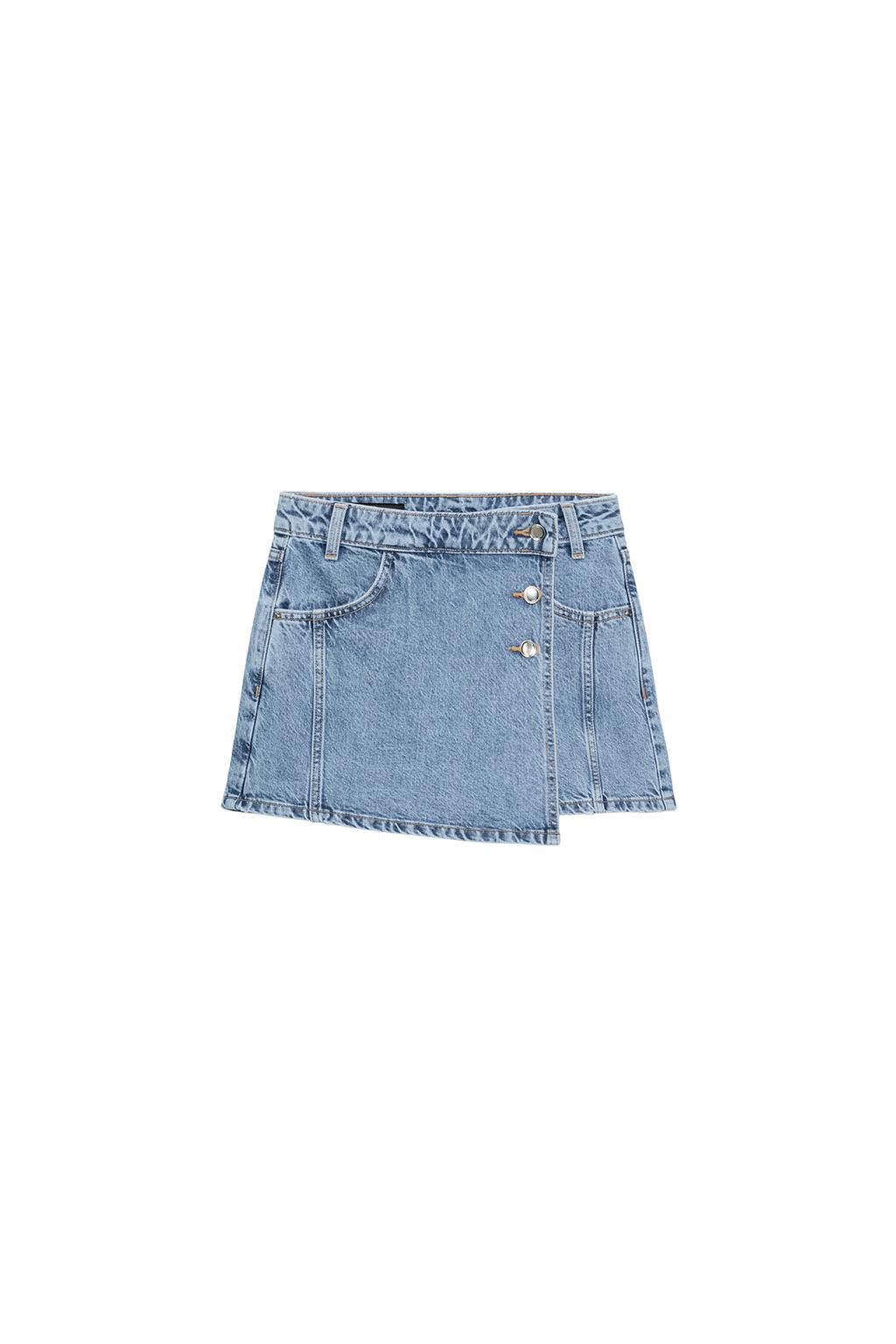 Z1975 WRAP DENIM SKORT - image 3