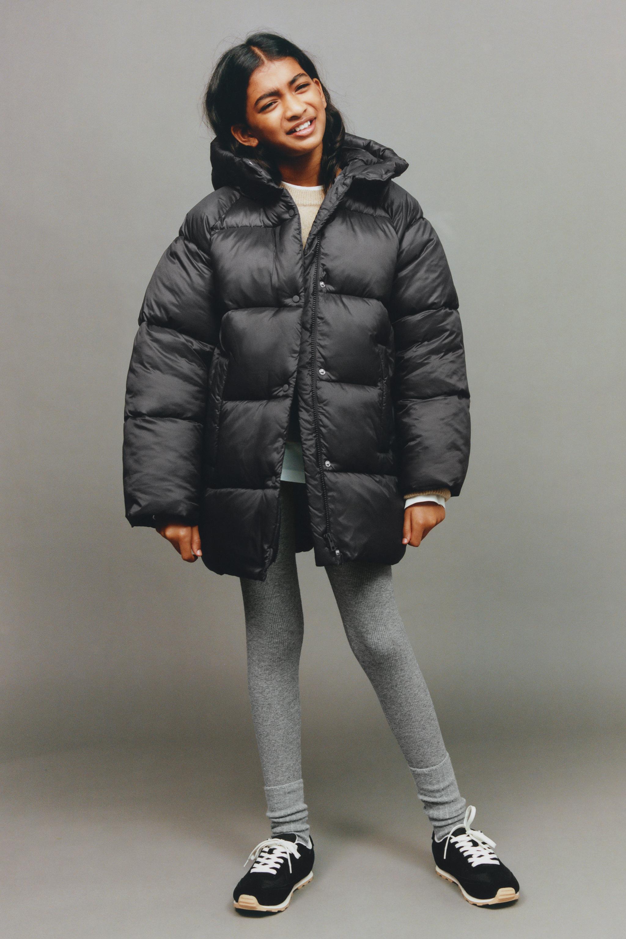 Girls in puffy jackets best sale