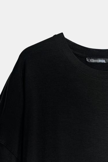 ROBE LONGUE FLUIDE - Noir de Zara - Image 7