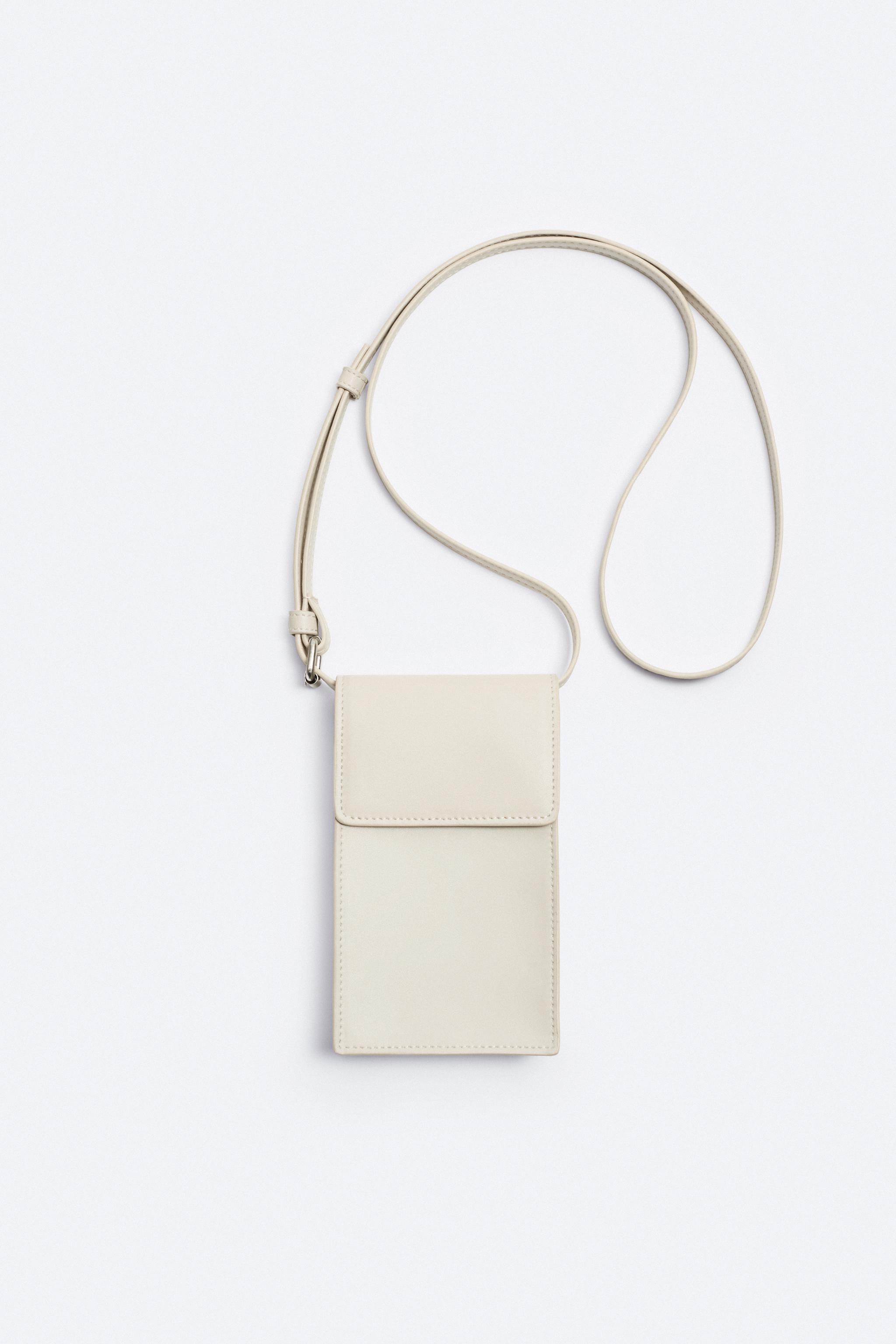 MOBILE PHONE BAG WITH FLAP - Black | ZARA Australia