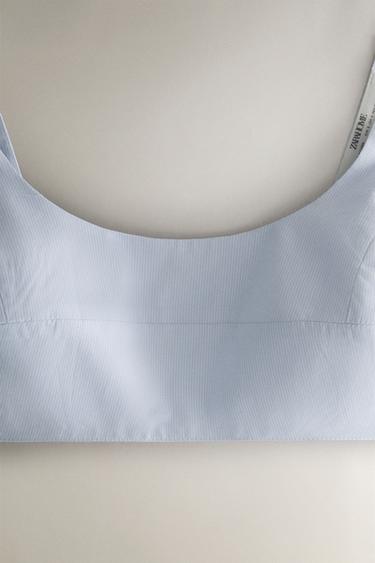 STRIPED TOP - Blue by Zara - Image 2