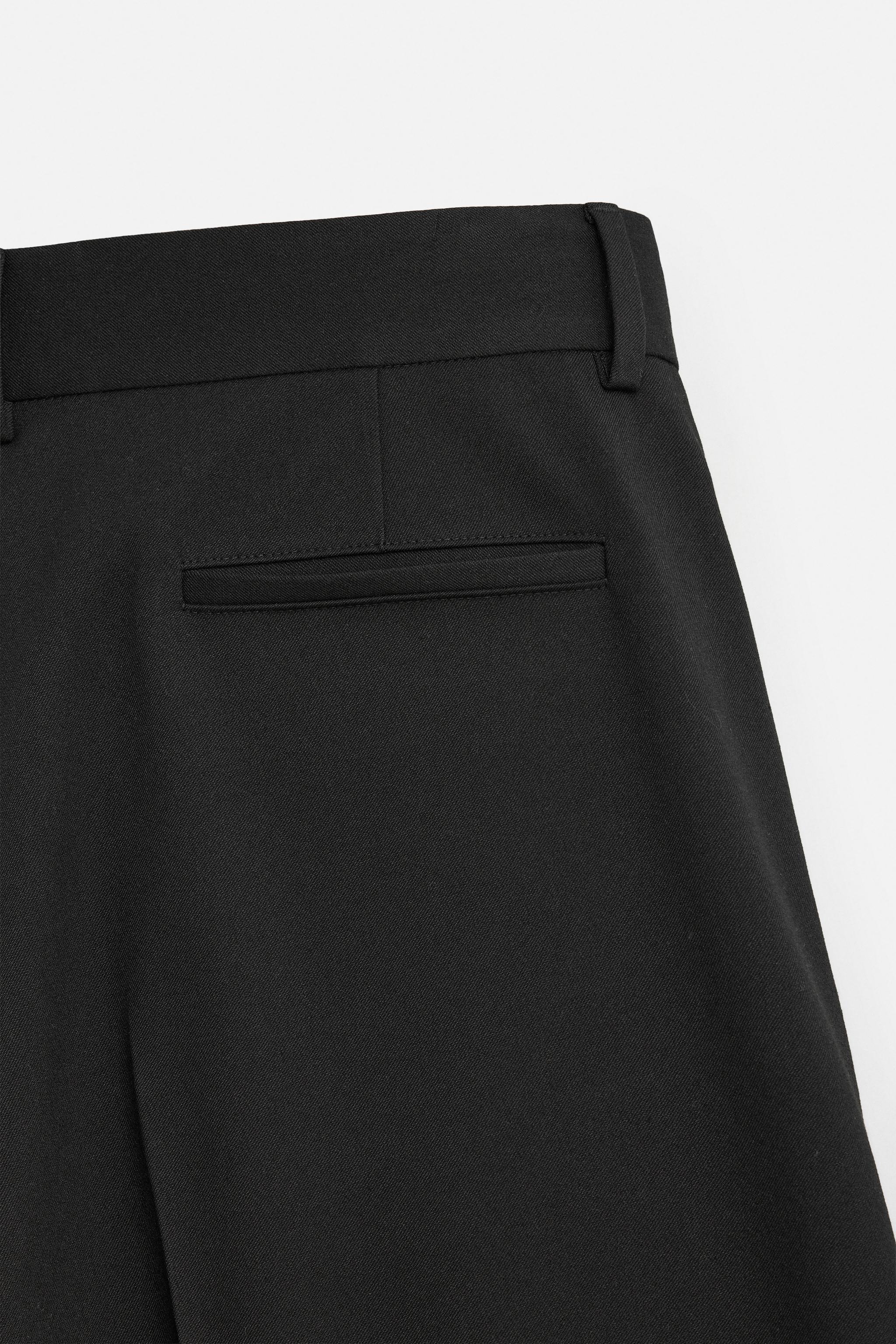 ワイドレッグフレアパンツ - ブラック | ZARA Japan / 日本