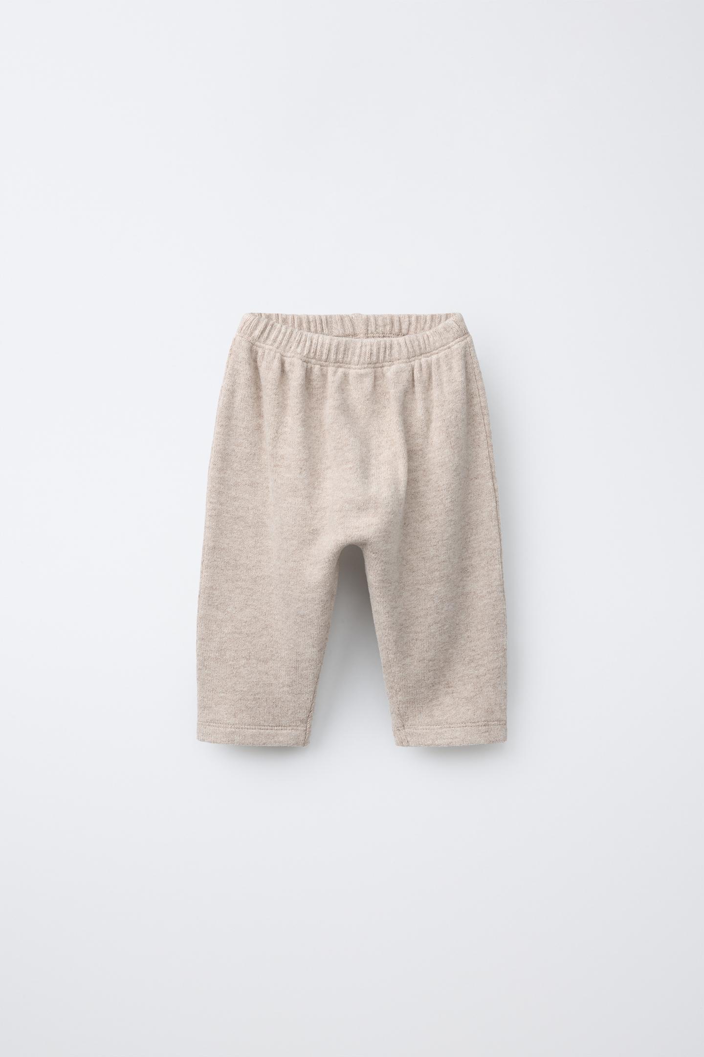 Детские брюки Zara Soft Touch Sarouel, цвет: Бежевый — фото 1