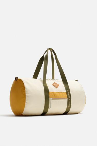 SAC DE VOYAGE CONTRASTE - Blanc ivoire de Zara - Image 5