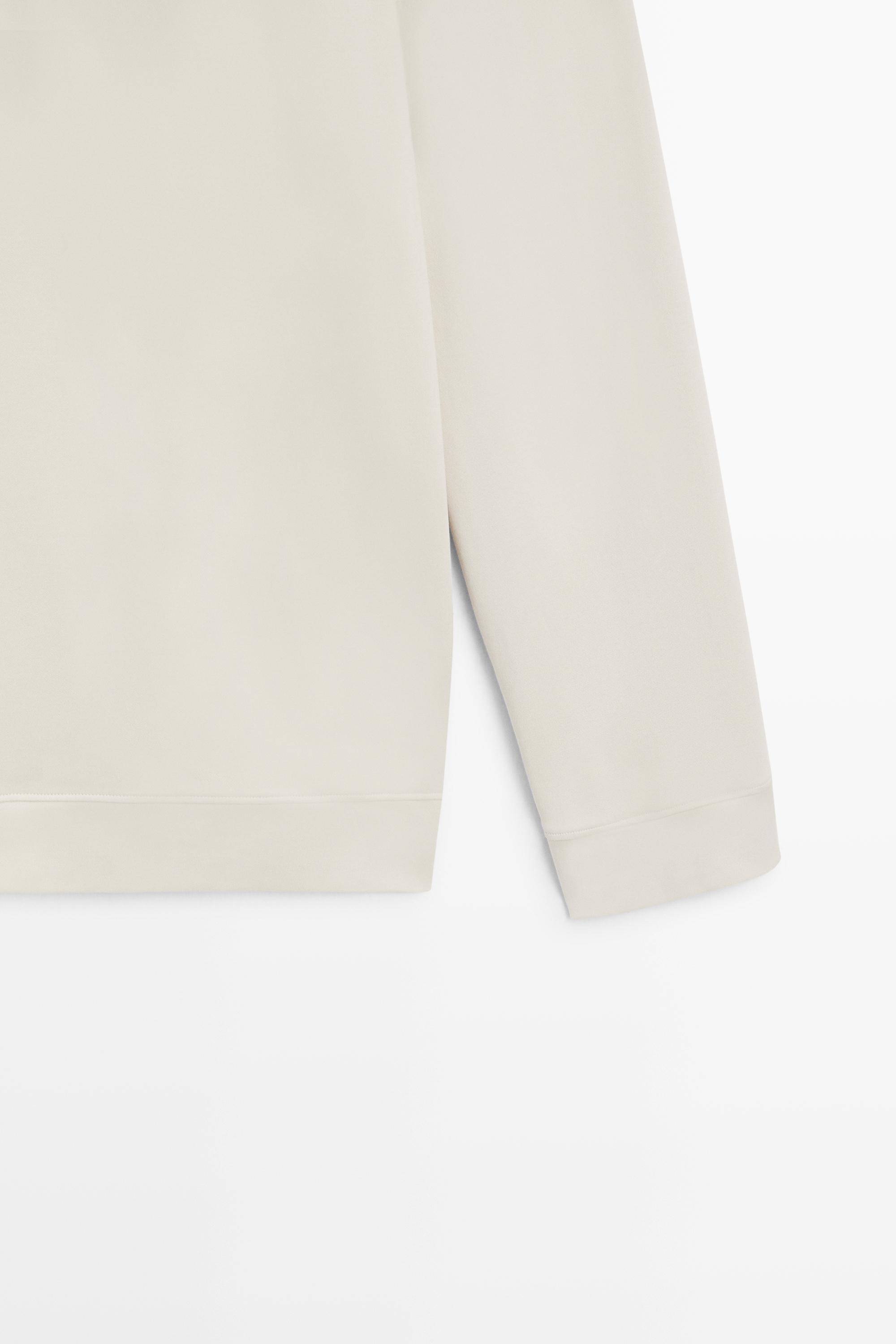 Long sleeve zip detail polo