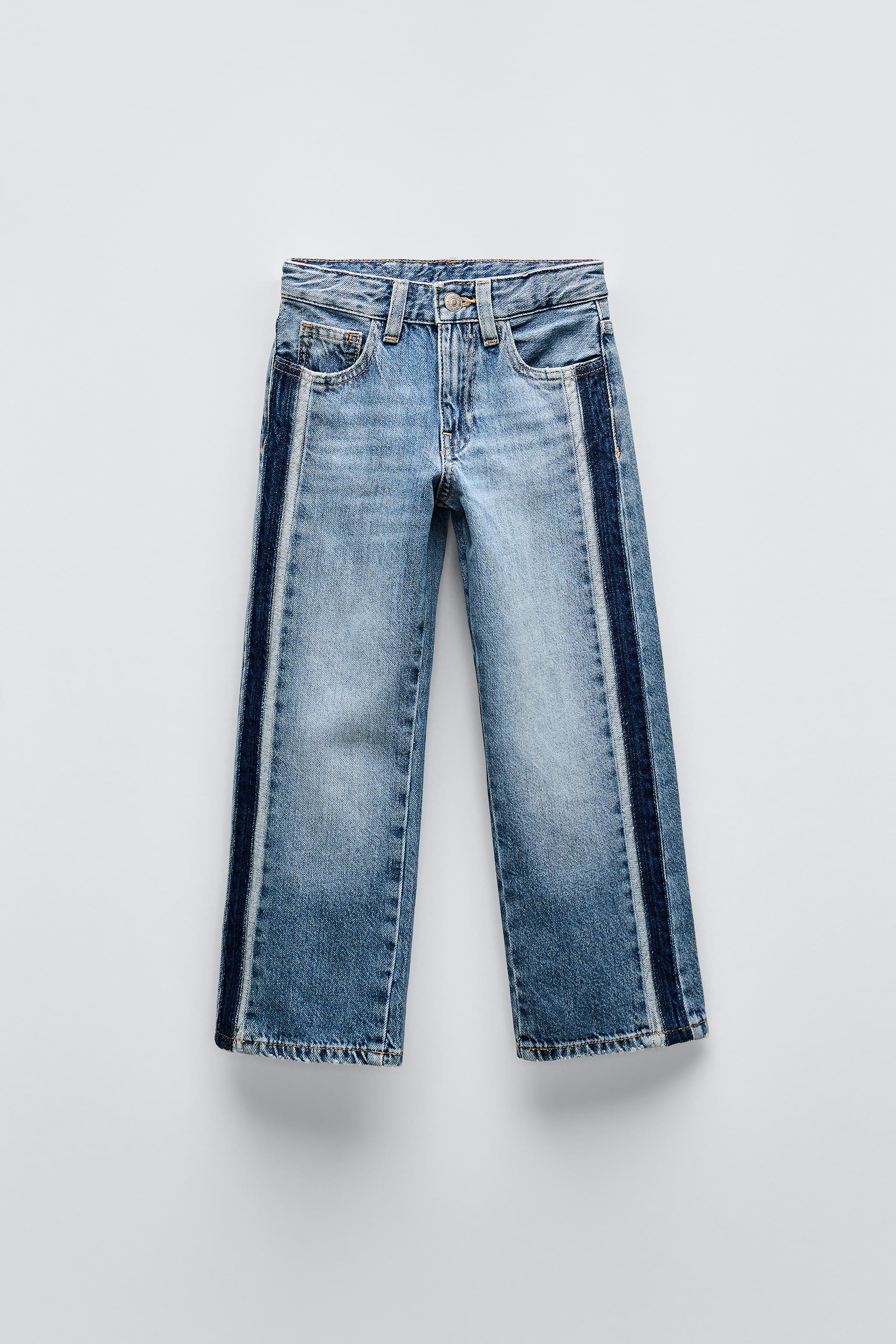 Zara Side Stripe Jeans Blue Kids