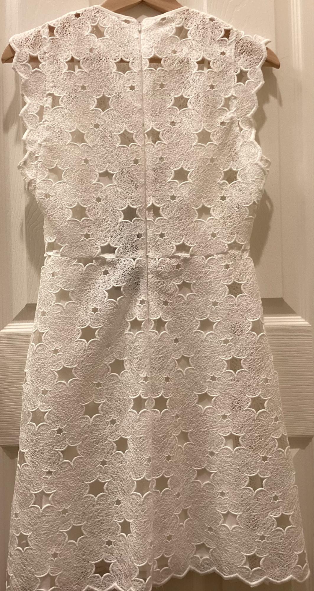 LACE MINI WHITE DRESS - Image 3