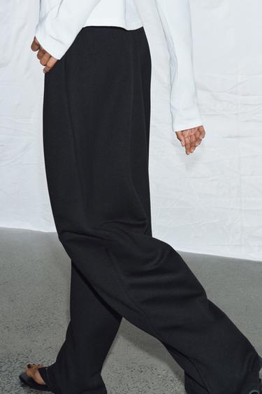 КЕҢ ТІК ПІШІМДІ ШАЛБАР - Қара Zara компаниясынан