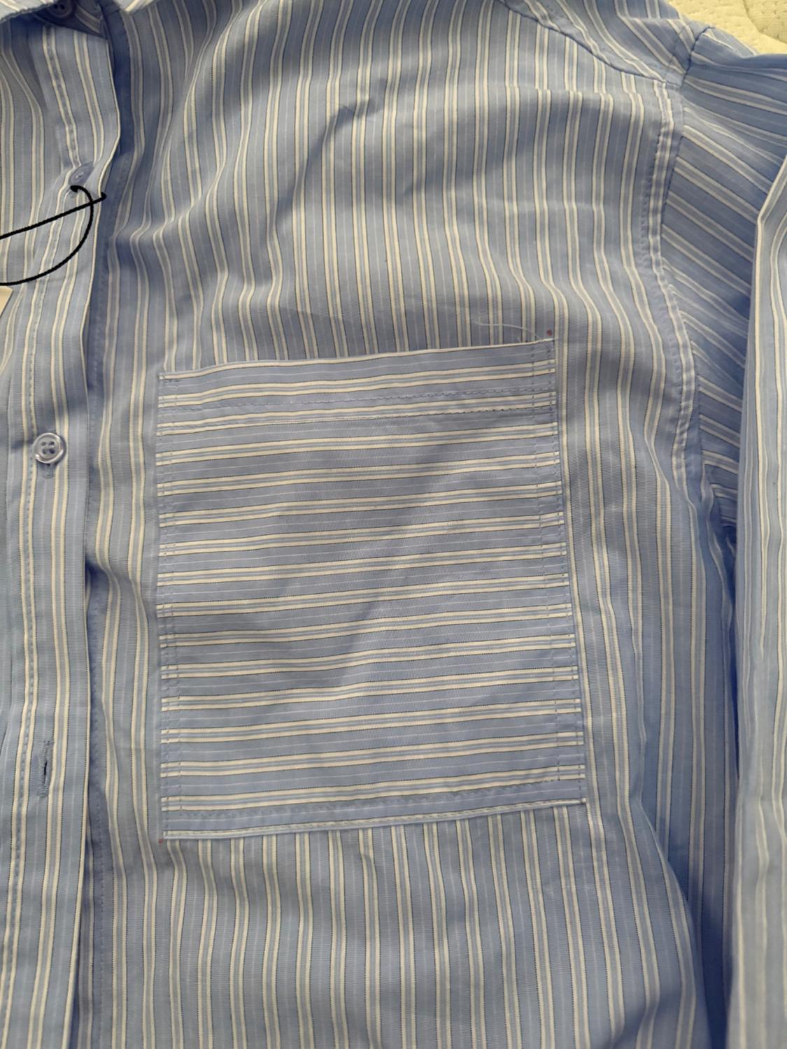 STRIPED SHIRT AND RIB TOP - Image 3