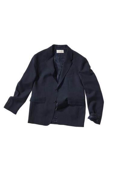 100% WOOL BLAZER - Navy blue by Zara
