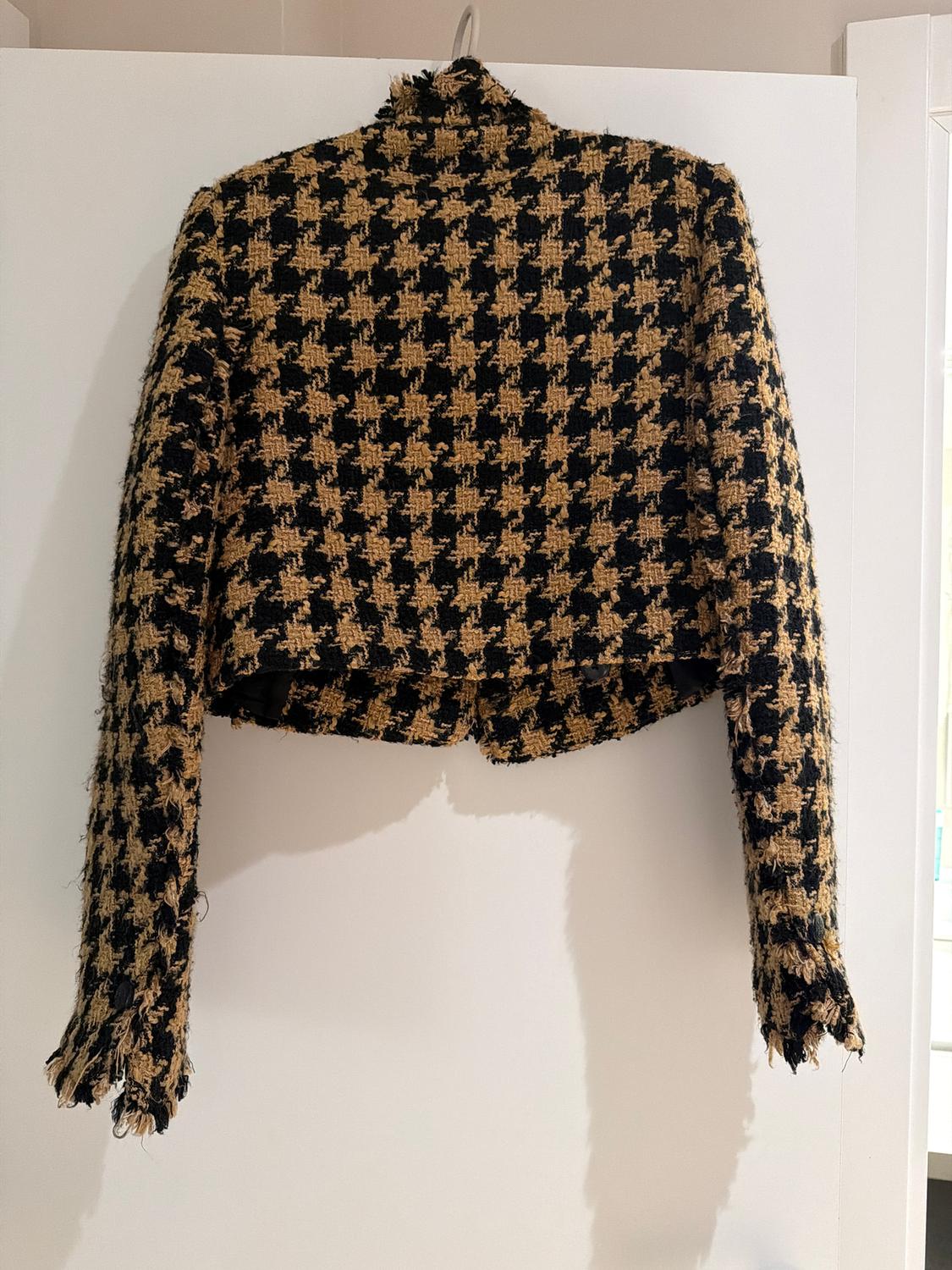 TEXTURED CROPPED BLAZER - Image 2