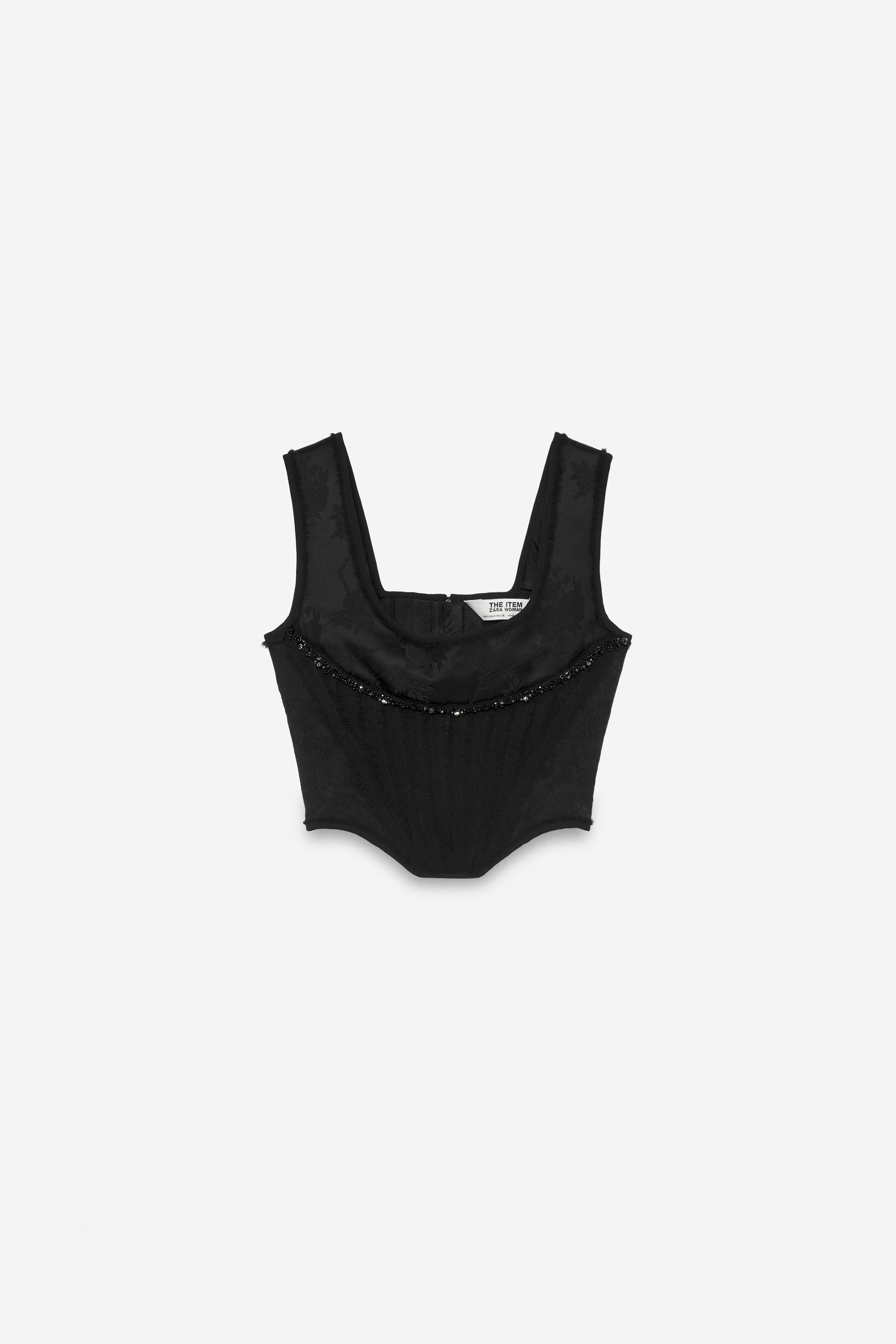 BEADED JACQUARD CORSET - THE ITEM