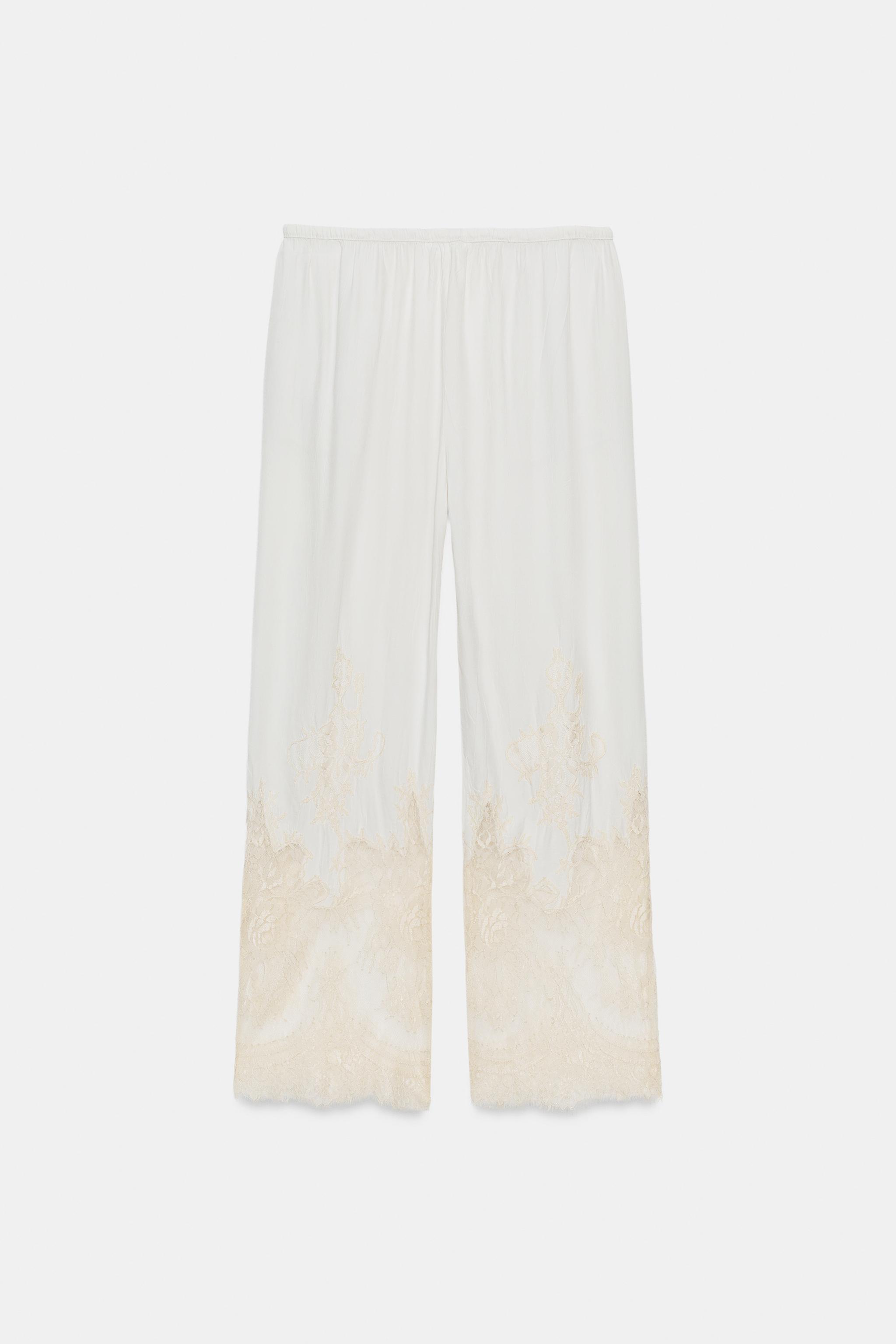 ZW COLLECTION LACE PAJAMA PANTS