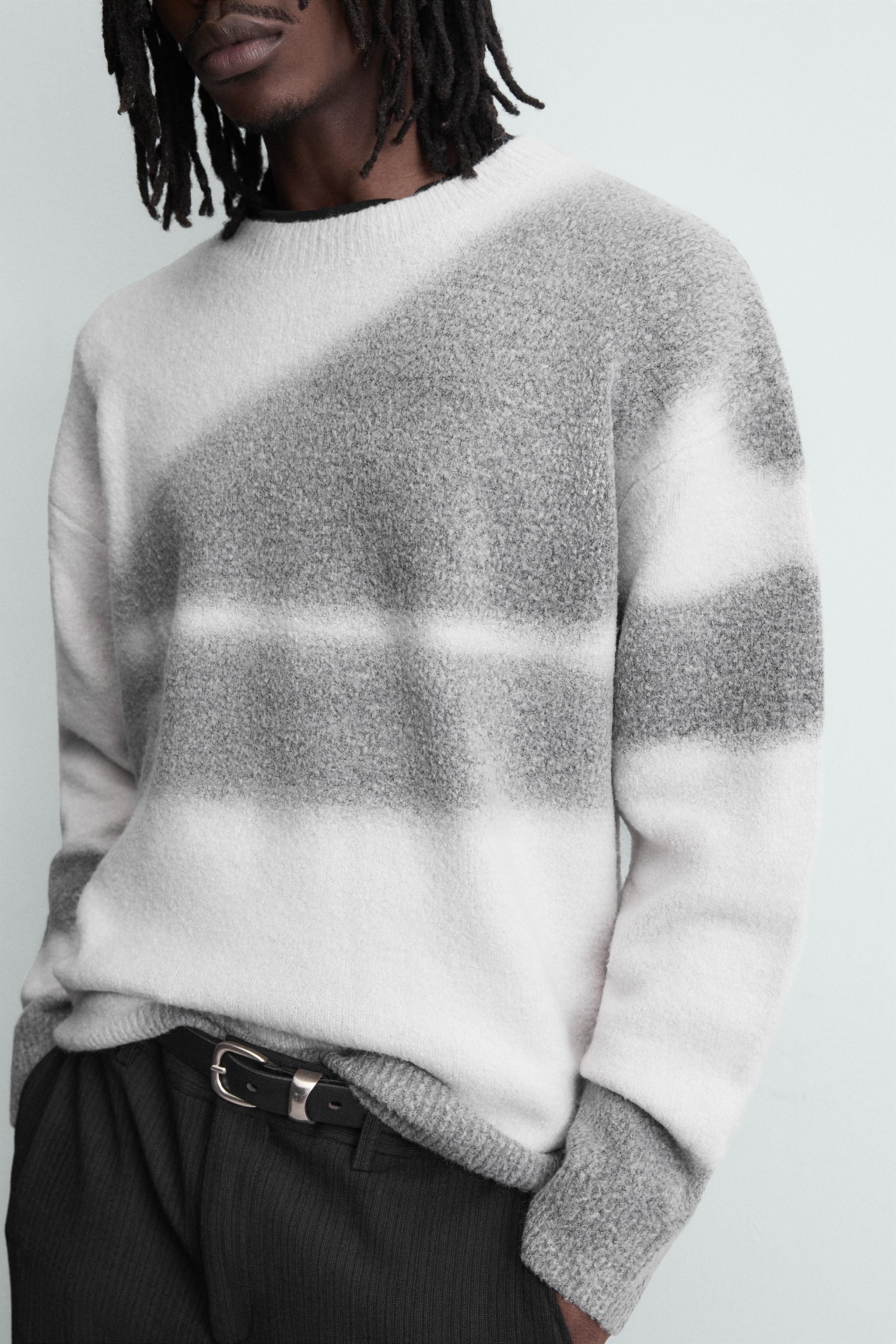 SPRAY EFFECT PRINT JUMPER