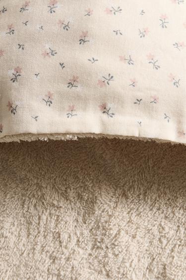 TULIP HOODED BABY BATH TOWEL - Light pink by Zara - Image 4
